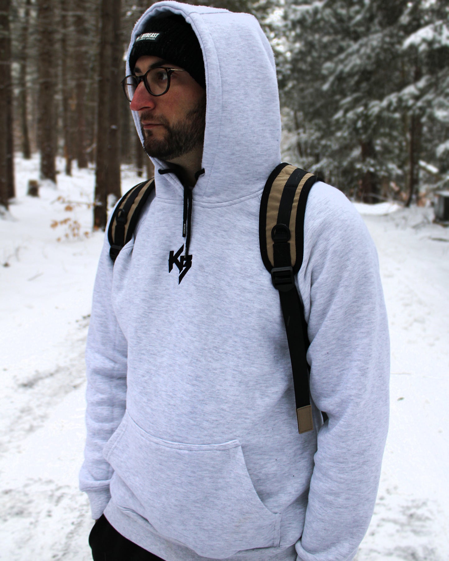 PRJ 01 - KITBEAST ASH GREY HOODIE