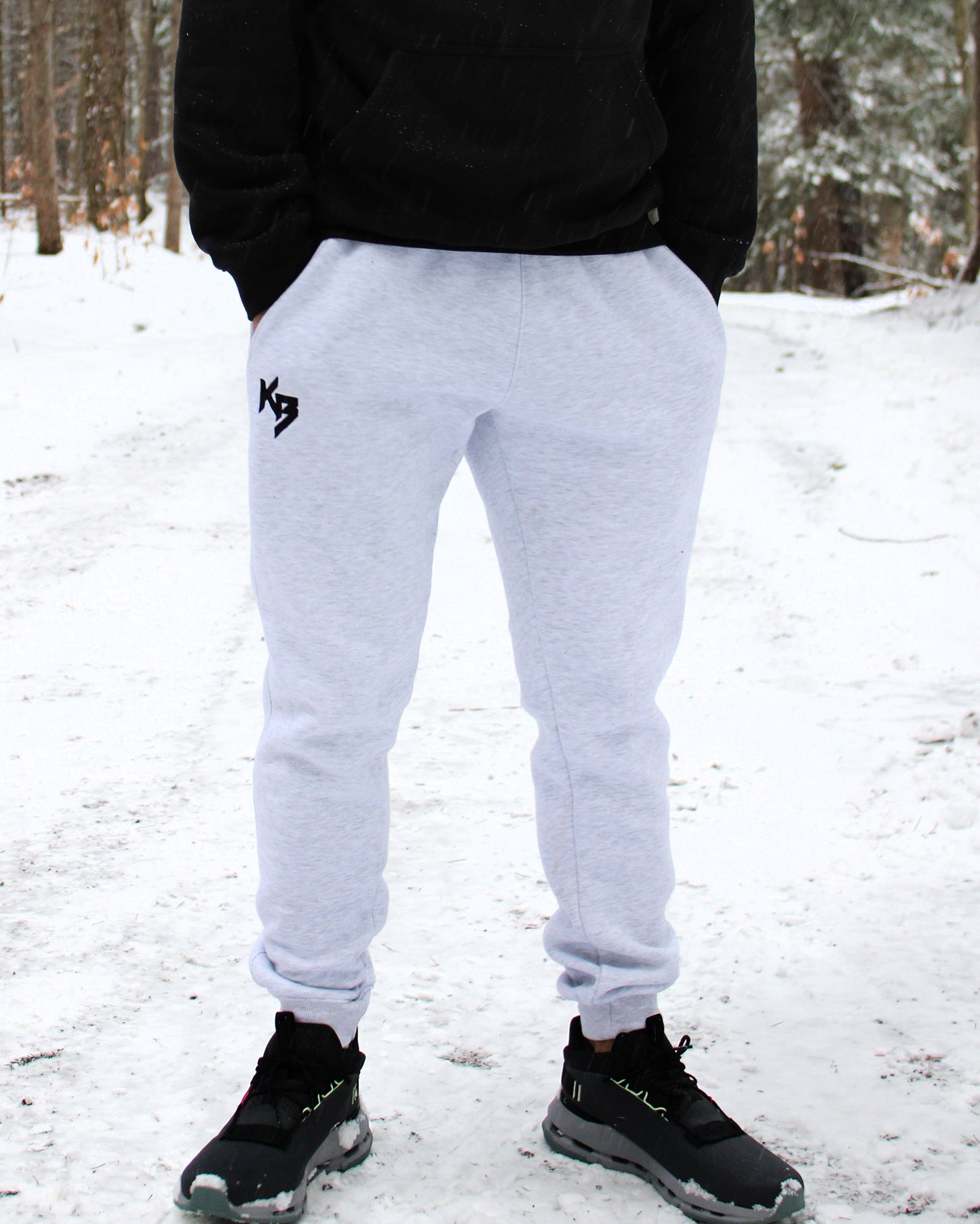 PRJ 01 - KITBEAST ASH GREY JOGGER SWEATS